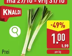 ALDI Prei aanbieding