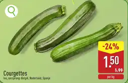 ALDI Courgettes aanbieding