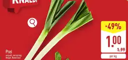 ALDI Prei aanbieding