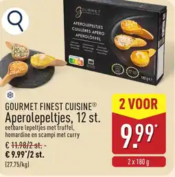 ALDI Gourmet finest cuisine aperolepeltjes aanbieding