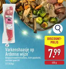 ALDI Varkenshaasje op Ardense wijze aanbieding