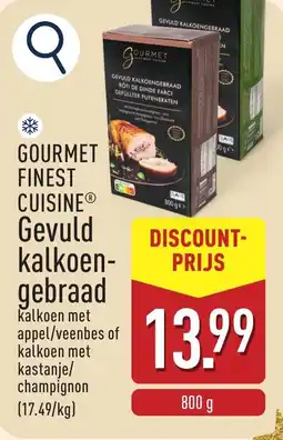 ALDI Gourmet finest cuisine gevuld kalkoengebraad aanbieding