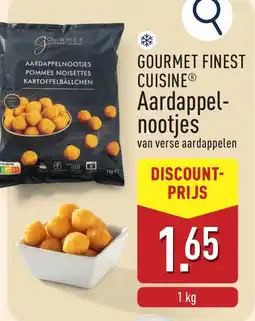 ALDI Gourmet finest cuisine aardappelnootjes aanbieding