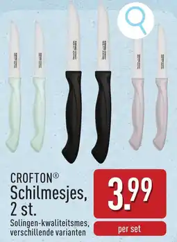 ALDI Crofton schilmesjes aanbieding