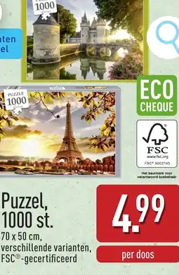 ALDI Puzzel, 1000 st. aanbieding