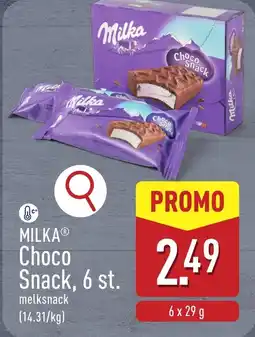 ALDI Milka choco snack aanbieding