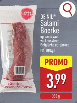 ALDI De nil salami boerke aanbieding