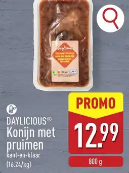 ALDI Daylicious Konijn met pruimen aanbieding