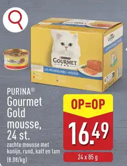 ALDI Purina gourmet gold mousse aanbieding