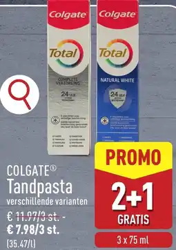 ALDI Colgate Tandpasta aanbieding