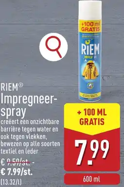 ALDI Riem impregneerspray aanbieding
