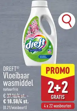 ALDI Dreft vloeibaar wasmiddel aanbieding