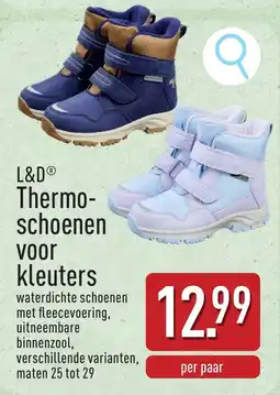 ALDI L&D Thermoschoenen voor Kleuters aanbieding