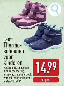 ALDI L&D Thermoschoenen voor Kinderen aanbieding