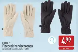 ALDI Crane Fleeceskihandschoenen aanbieding