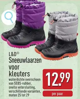 ALDI L&D Sneeuwlaarzen voor Kleuters aanbieding