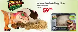 Happyland Interactive hatching dino Jurassic world aanbieding