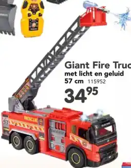 Happyland Giant Fire Truck met licht en geluid aanbieding