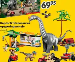 Happyland Raptor&Titanosaurus opsporingsmissie aanbieding
