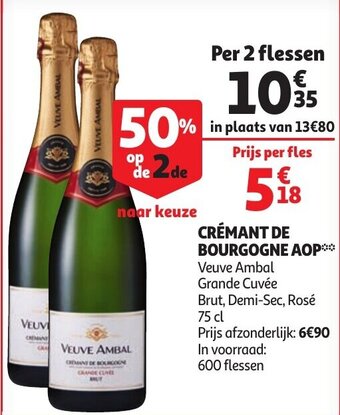 Auchan Cremant De Bourgogne AOP aanbieding