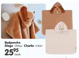 Happyland Badponcho Diego aanbieding