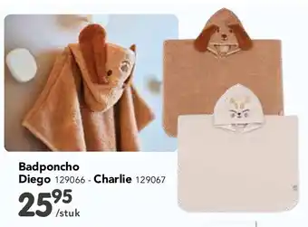 Happyland Badponcho Diego aanbieding