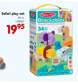 Happyland Safari play set 34 st aanbieding