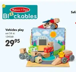 Happyland Vehicles play set 54 st aanbieding