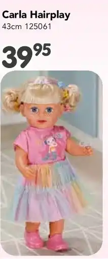 Happyland Carla Hairplay 43cm aanbieding