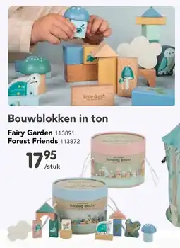 Happyland Bouwblokken in ton Fairy Garden aanbieding