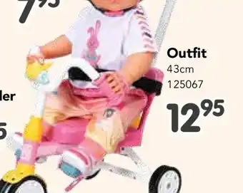 Happyland Outfit 43cm aanbieding