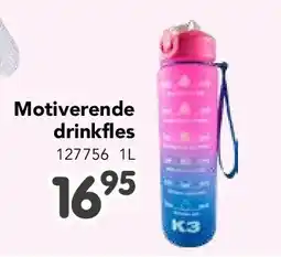 Happyland Motiverende drinkfles 1L aanbieding