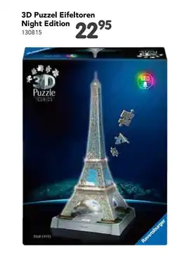 Happyland 3D Puzzel Eifeltoren Night Edition aanbieding