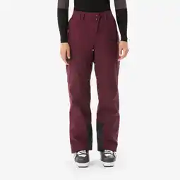 Decathlon Warme en ademende skibroek voor dames 500 bordeaux aanbieding