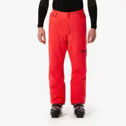 Decathlon Warme en verstelbare skibroek voor heren 500 rood aanbieding