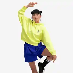 Decathlon Dames hoodie Uppercute geel aanbieding