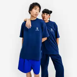 Decathlon T-shirt Uppercute blauw aanbieding