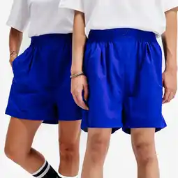 Decathlon Wijde short Uppercute blauw aanbieding