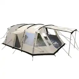 Decathlon Tunneltent Nordland 4 Sleeper Protect - 4 pers - Ingenaaide vloer, zwarte cabine aanbieding