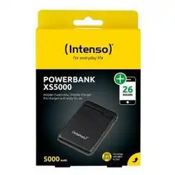 Electro Depot Noodbatterij INTENSO 5000 mAh Zwart aanbieding
