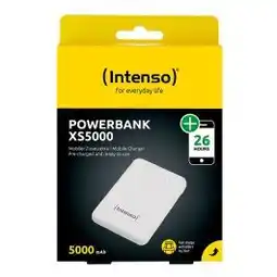 Electro Depot Noodbatterij INTENSO 5000 Mah Wit aanbieding