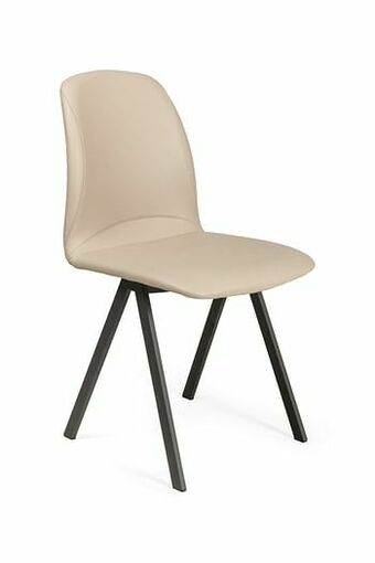 Deba Meubelen Stoel ONA - Beige/antraciet Beige aanbieding