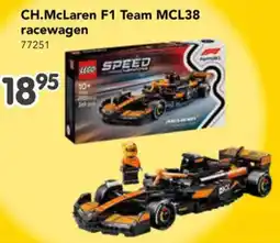 Happyland Lego Speed CH.McLaren F1 Team MCL38 racewagen aanbieding