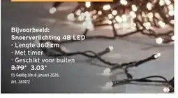 GAMMA Snoerverlichting 48 LED aanbieding