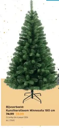 GAMMA Bijvoorbeeld: Kunstkerstboom Minnesota 180 cm aanbieding