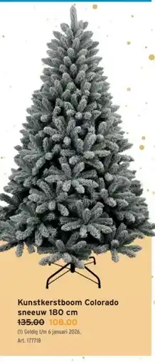 GAMMA Kunstkerstboom Colorado sneeuw 180 cm aanbieding