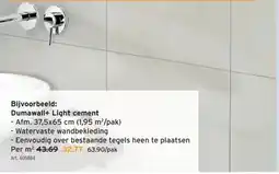 GAMMA op alle Dumawall wand- bekleding aanbieding