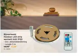 GAMMA Bijvoorbeeld: Handson LED strip warmwit licht IP20 aanbieding