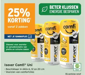 GAMMA Isover Comfi Uni aanbieding