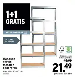 GAMMA Handson stevig metalen opbergrek aanbieding